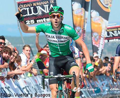 Carlos Barbero wns Vuelta a Burgos stage 1